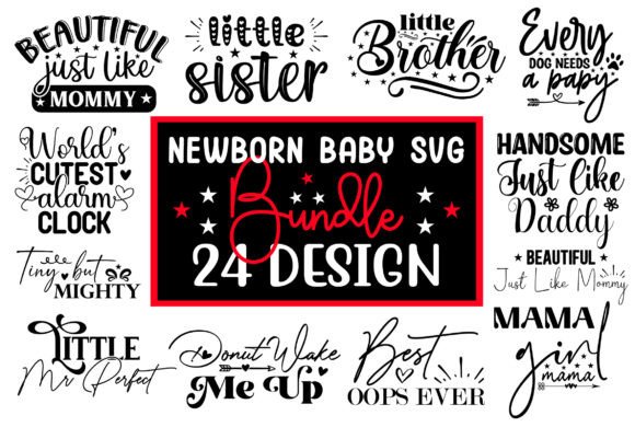 Download Newborn Baby SVG Bundle - Newborn baby svg Collection