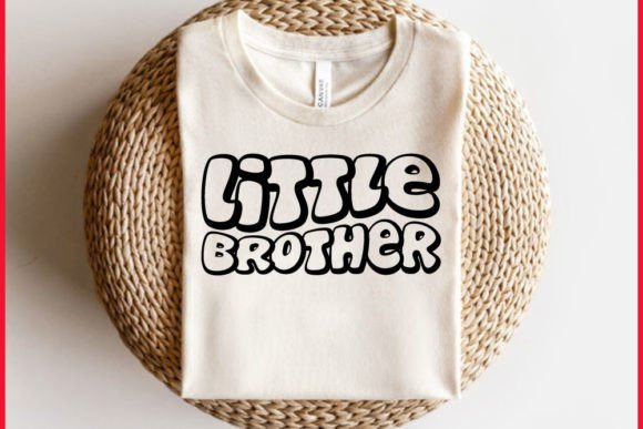 Download Retro Newborn Baby Svg Design, Little Brother - Newborn baby svg Collection