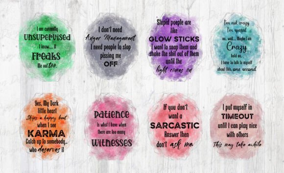 Download Sarcastic Quote Design Bundle - Sarcastic quote design Collection
