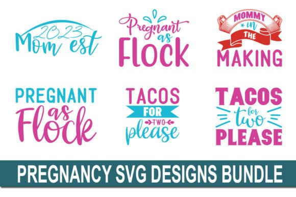 Download Pregnancy Bundle Svg Quotes Designs - Premium Resources